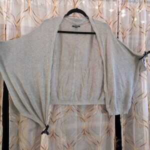 Premise Light Gray Loose Knit Cardigan